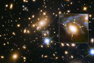 Астрофизики впервые увидели Крест Эйнштейна от вспышки сверхновой